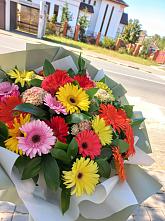 Букет цветов из:  Герберы #REPLACE_PRED# Курске