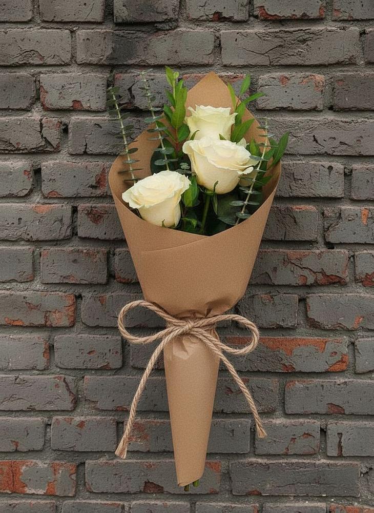 Букет из 3 роз в Курске Букет цветов из: Розы в Курске